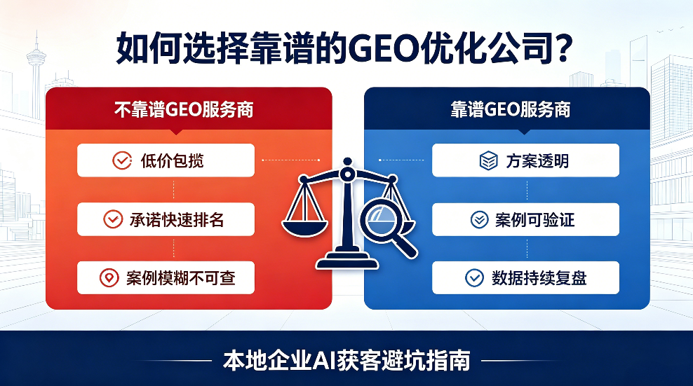 信阳如何选择靠谱的GEO优化公司？本地企业AI获客避坑指南